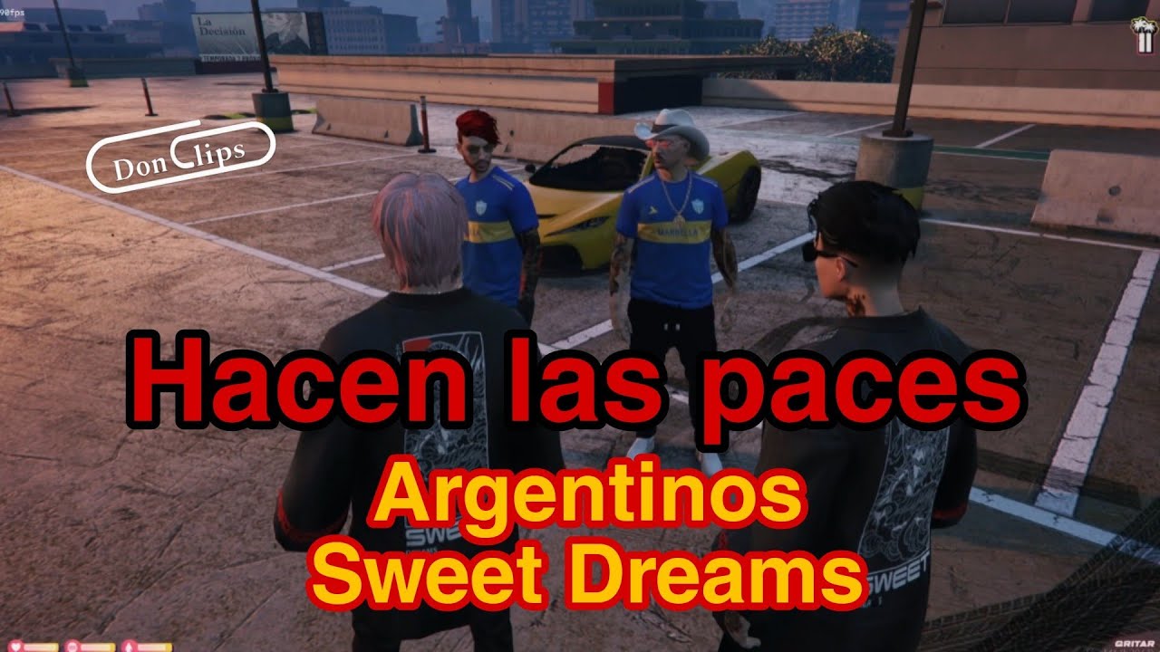 Sweet Dreams y Argentinos hacen las paces #marbella #gta #roleplay #bo #donclips
