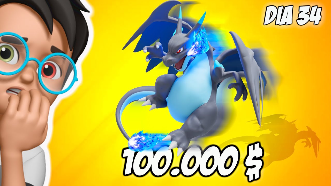 🏆 100.000$ COMPETICIÓN Pokémon VS Hermano TEKENDO !!   DIA 34