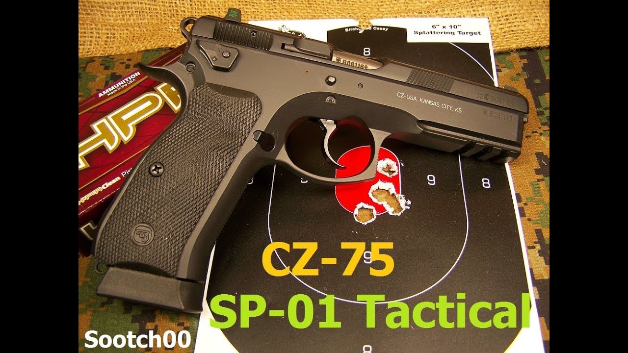 CZ 75 SP01 Tactical 9mm Pistol