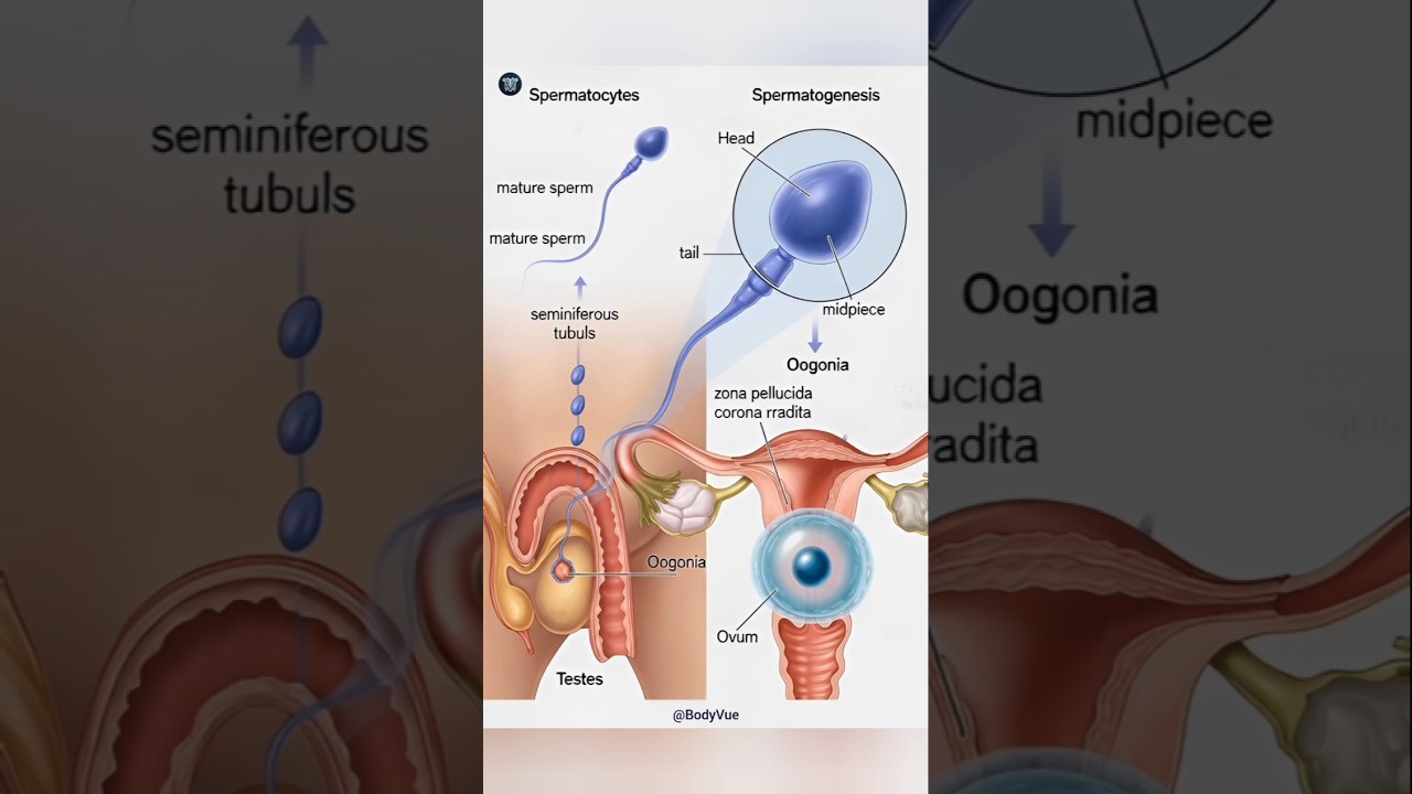 THE ORIGIN OF LIFE! Spermatogenesis vs. Oogenesis 3D Clinical View 