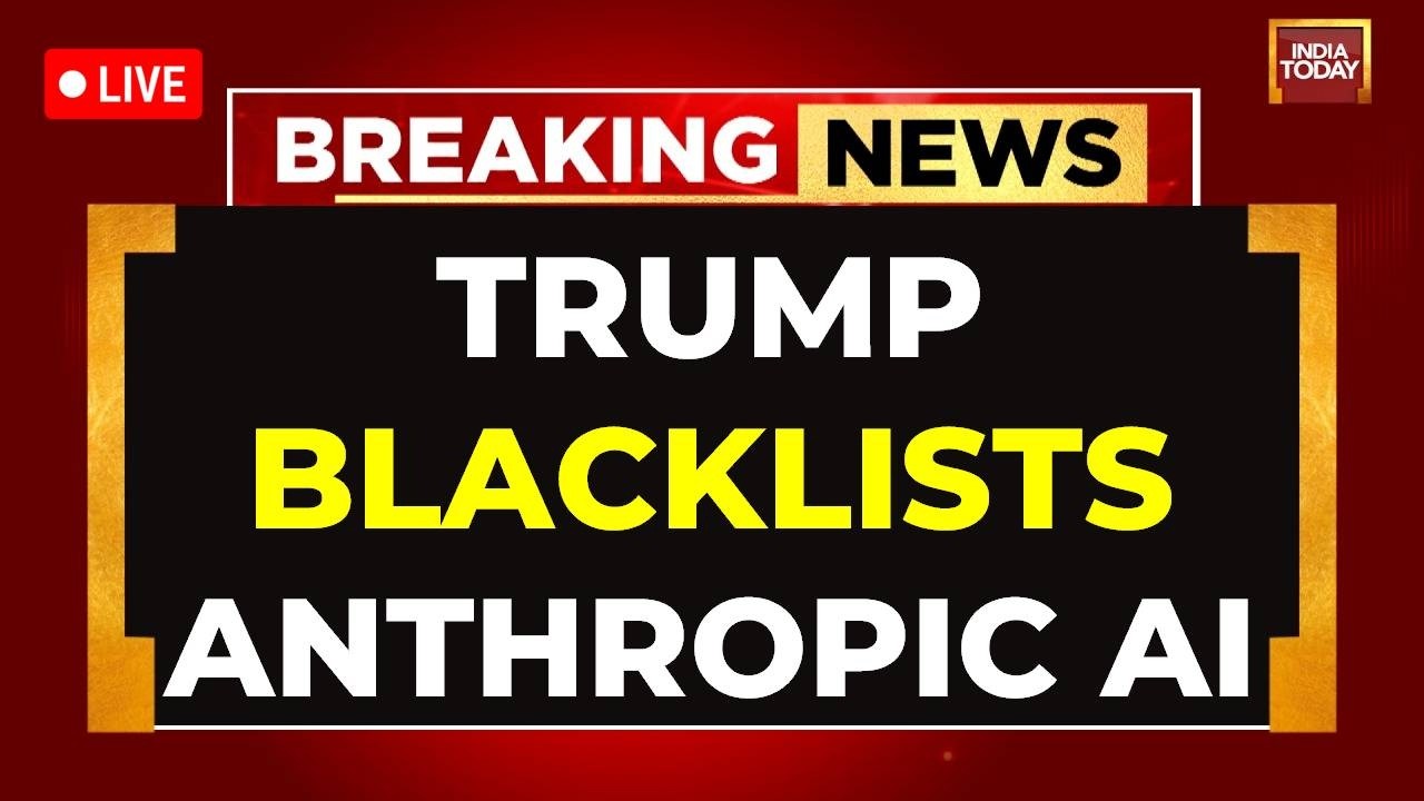 Trump News LIVE | Trump Sets 6-Month Deadline to Phase Out Anthropic AI | India Today LIVE