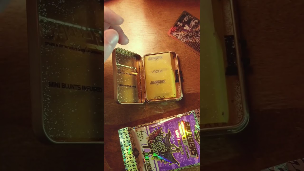sluggers hits 5 mini blunts infused diamond review‼#notforsale  #educationalpurposesonly #fyp