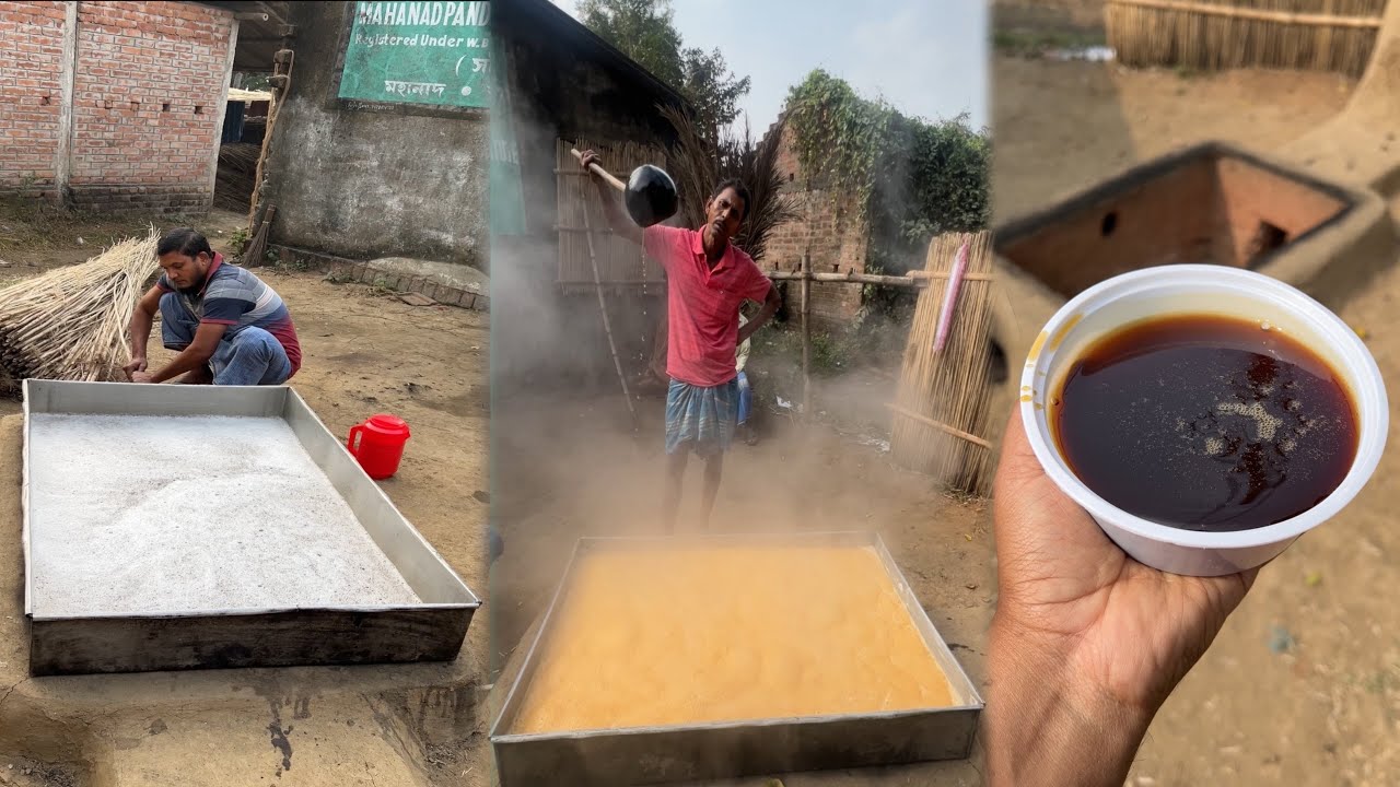 How Date Molasses Is Made in Indian Village 