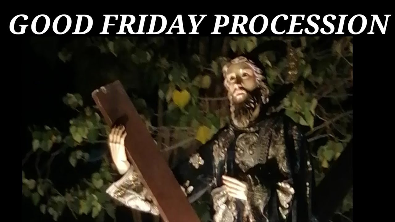 Good friday procession Oas Albay