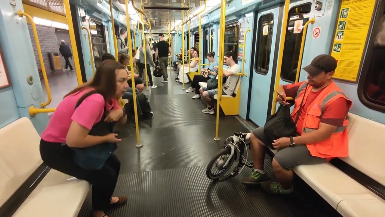 Metro Milano M3 da dergano a centrale