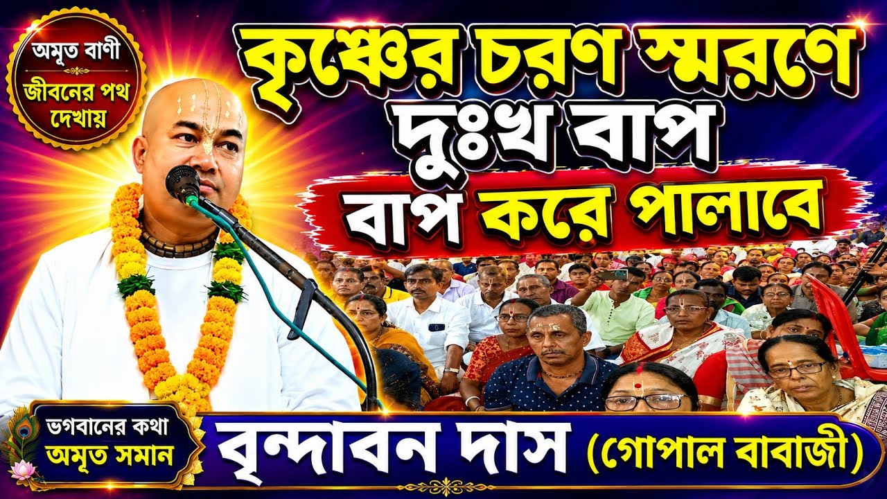 এমন কীর্তন শুনে আপনার জীবনে অন্ধকার দূর হবে l গোপাল বাবাজী [বৃন্দাবন দাস] কীর্তন Gopal Babaji Kirtan