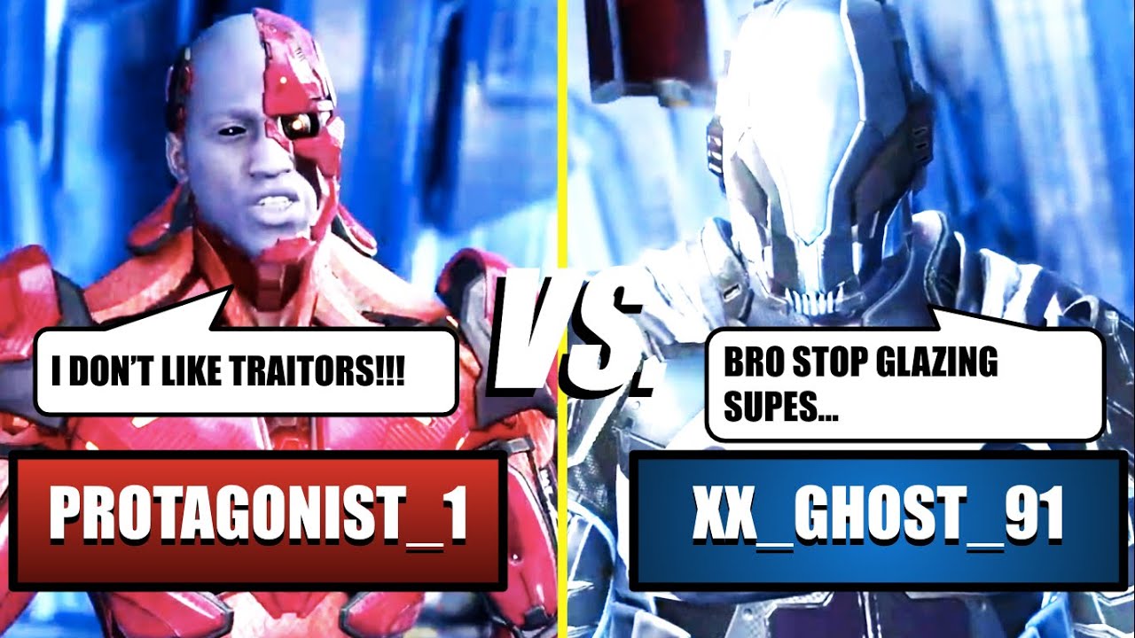 Injustice 2 | THE CORNER GAME 🙅🏻‍♂️🔥🙅🏻‍♂️ - Protagonist_1[Cyborg] vs.  xx_Ghost_91[Batman]