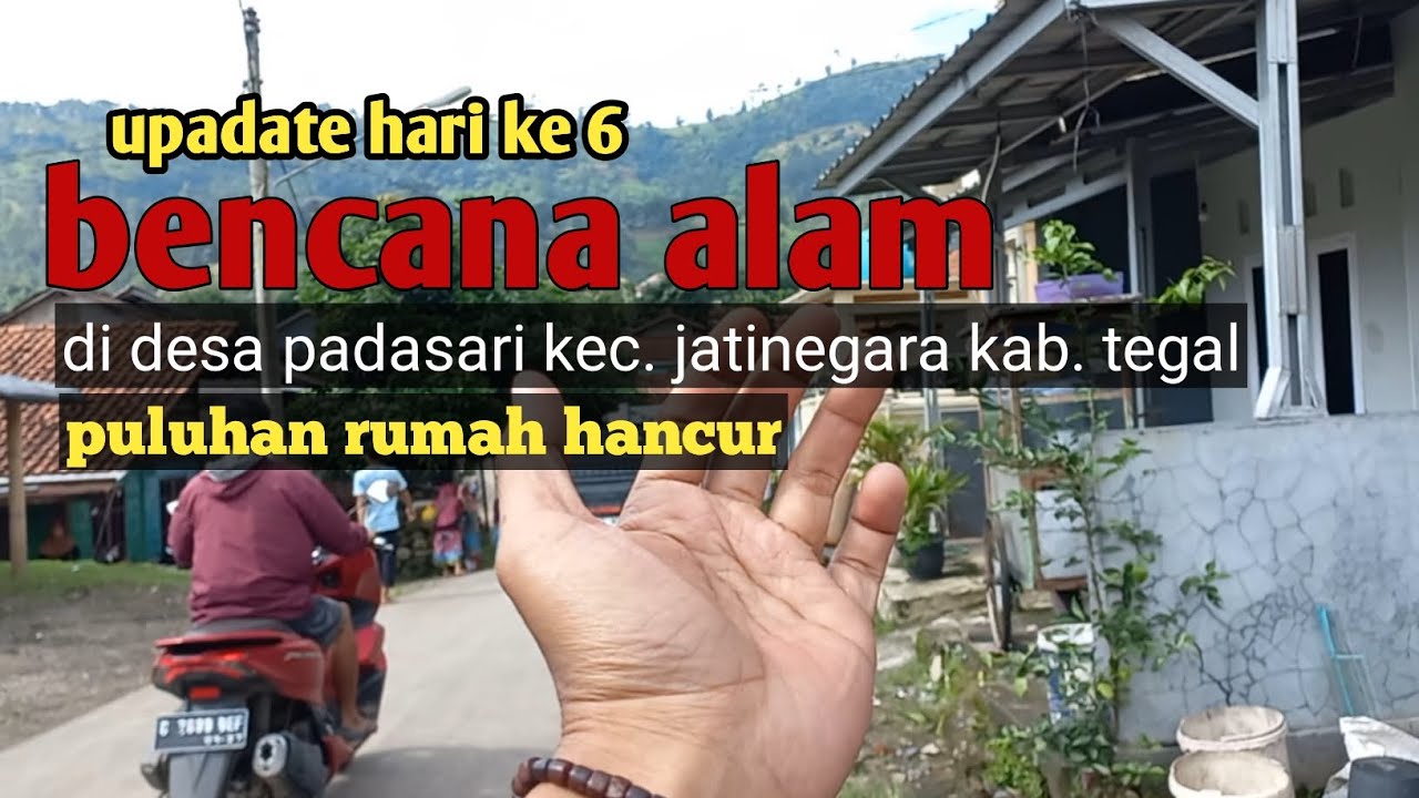 Updet hari ke 6 bencana alam tanah gerak di desa padasari ratusan rumah hancur