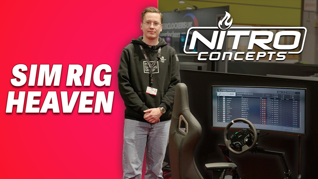 Sim Racers Don't Miss these Nitro Concepts Sim Rigs unveiled at Autosport! 👀 🏎️