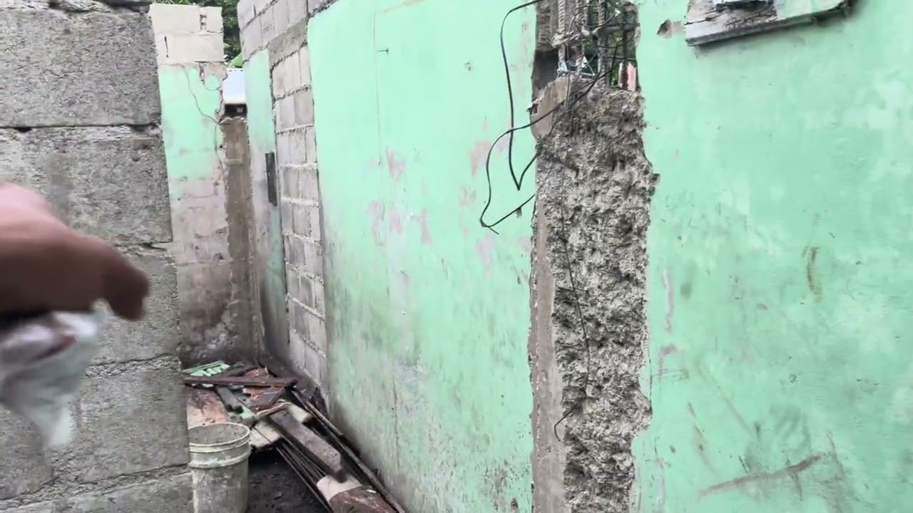 Empezado la electricidad de una casa 