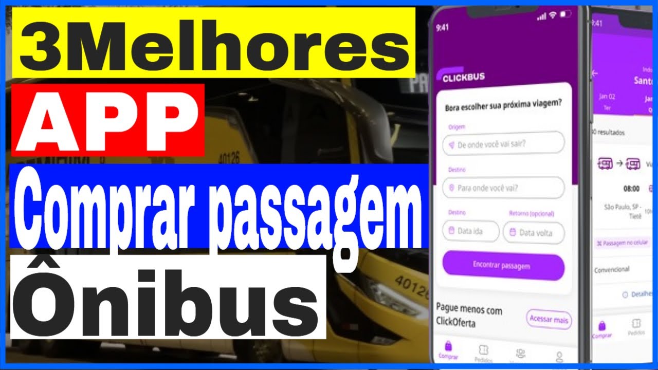 3 Melhores Aplicativo para Comprar Passagem de Ônibus pelo Celular Android