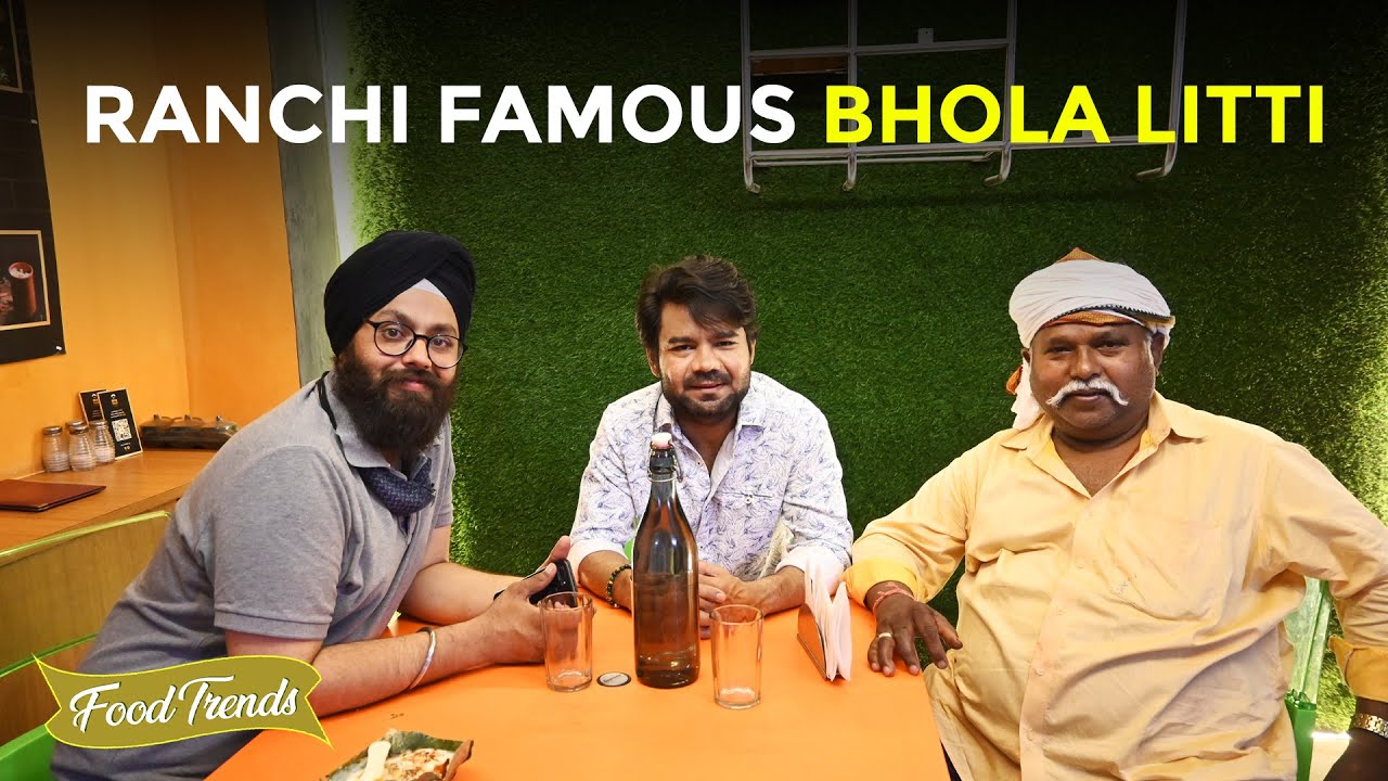 RANCHI KA  FAMOUS LITTI CHOKHA | BHOLA LITTI l FOOD TRENDS l DILBIR SINGH