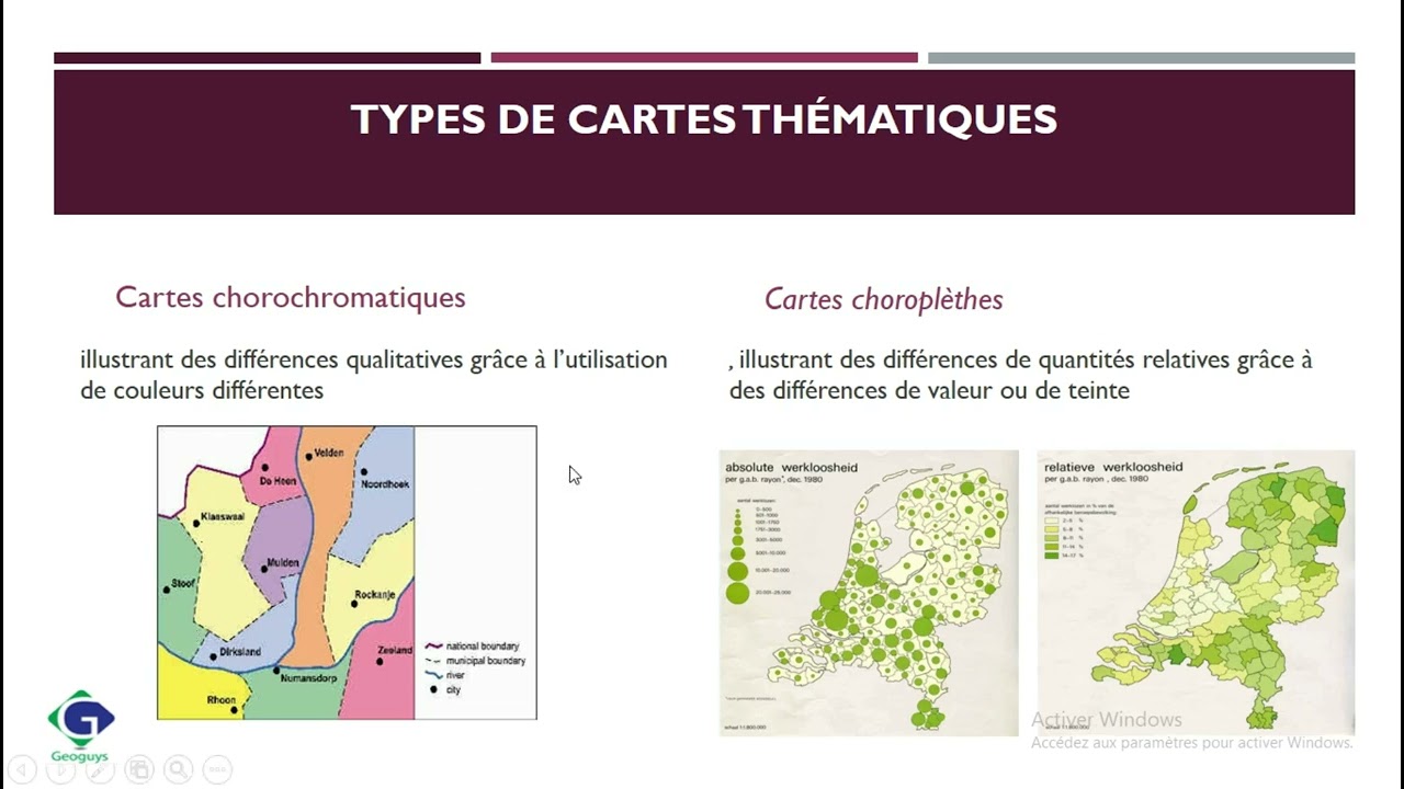 Comment CREER une Carte Thématique ?