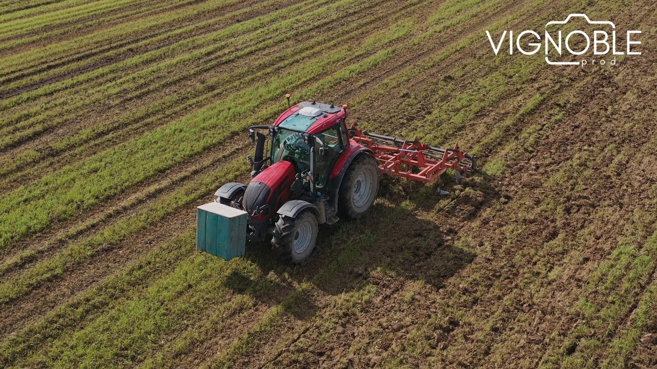 Pr&eacute;paration du sol 2024 ( Valtra N175 x Agram KDA 500 )