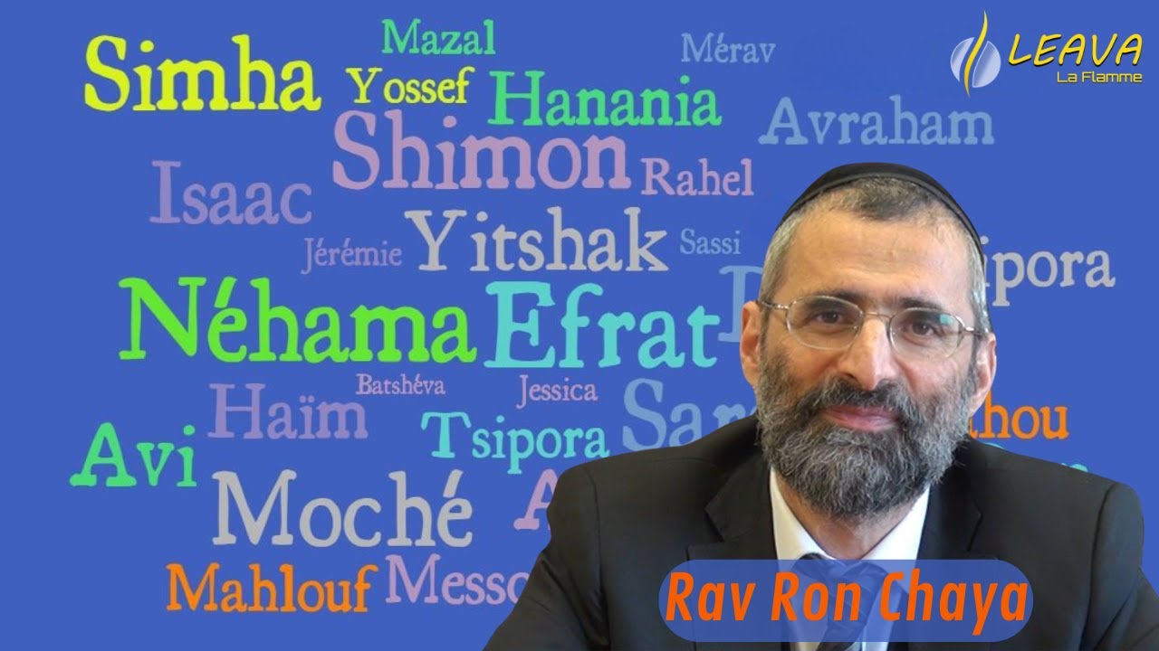 Le prénom… une force SPIRITUELLE méconnue ! - Rav Ron Chaya
