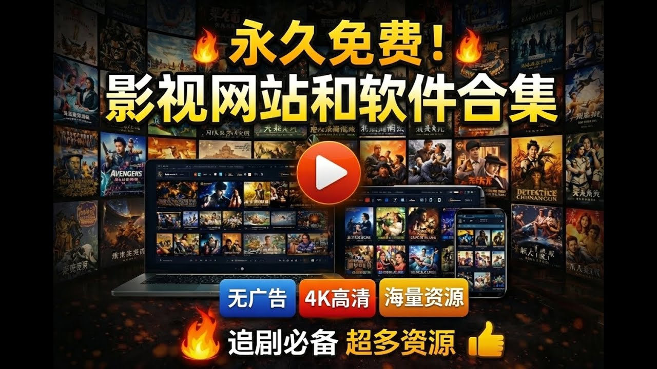 全网最全免费影视网站 + 软件推荐（免费看电影电视剧）
