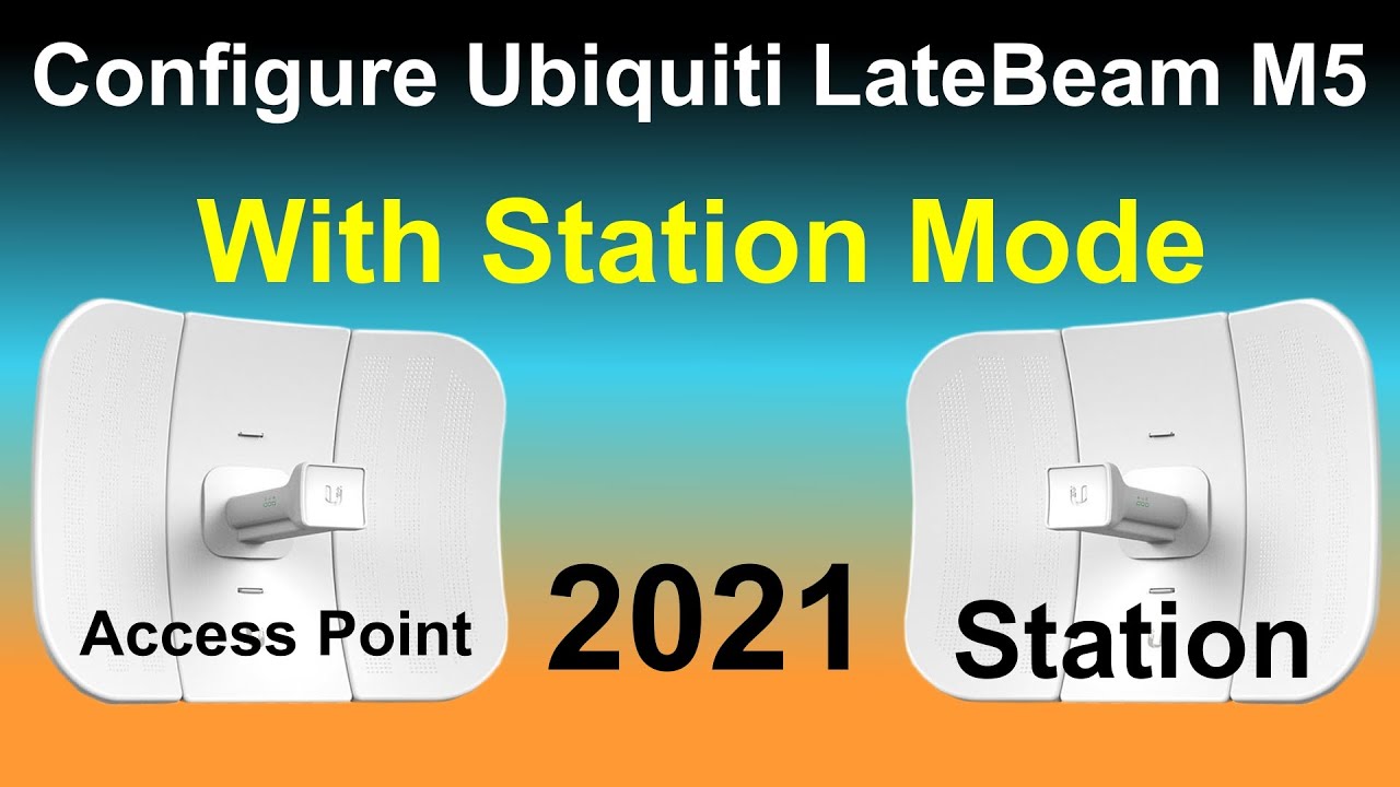 How To Configure Ubiquiti LateBeam M5 | With Station Mode Step By Step | In Hindi / Urdu