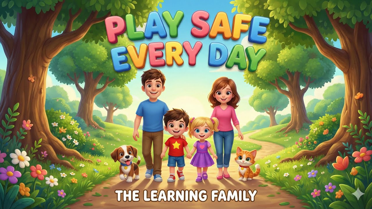 Play Safe, Every Day | Home Safety Song for Kids | The Learning Family