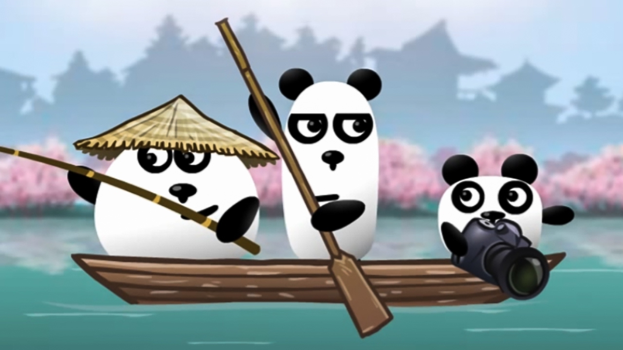 3 Pandas in Japan. Complete Walkthrough