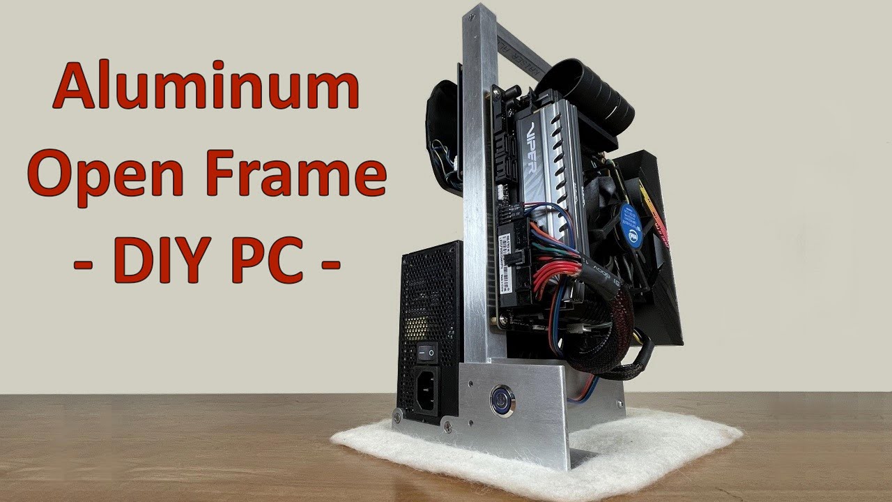 Open Frame Mini-ITX Computer - DIY PC, Aluminum Extrusion