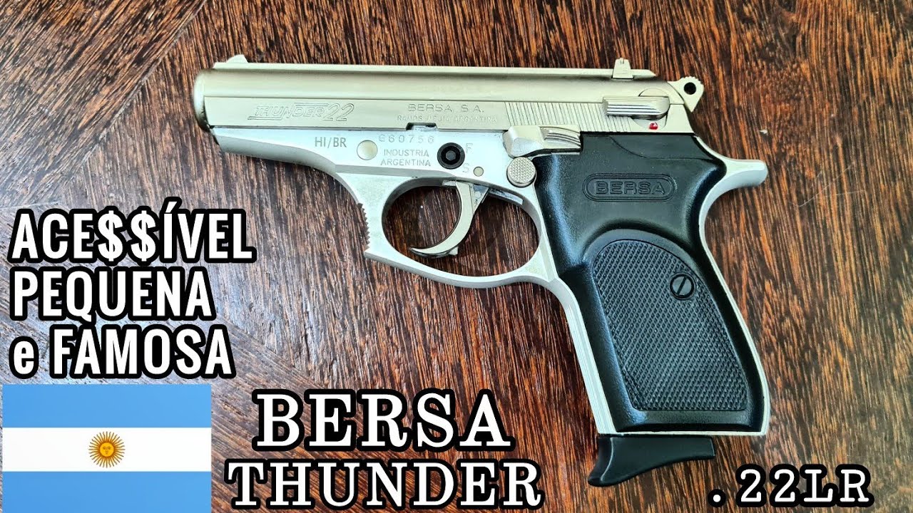 Argentina acessível: Bersa Thunder .22LR, teste e apresentação do 