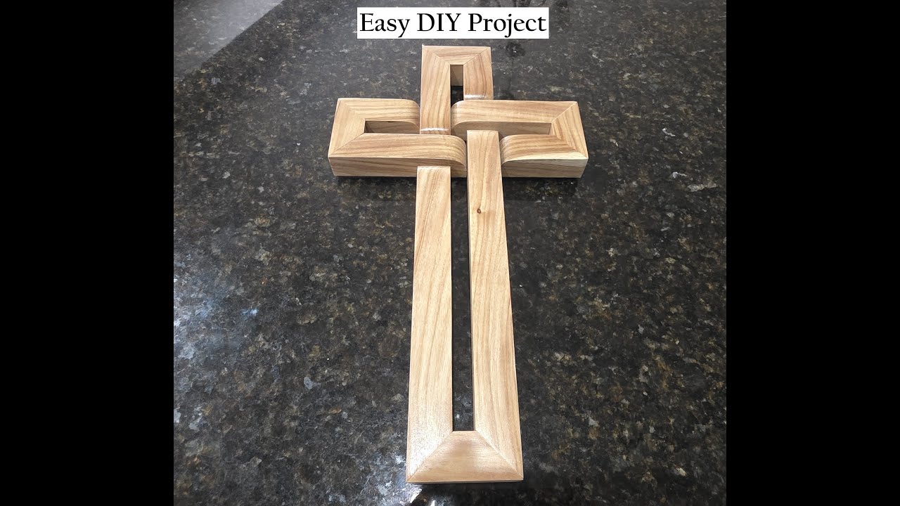 How I Built the Overlapping Cross by Sky Ewing - Easy DIY Wood Project