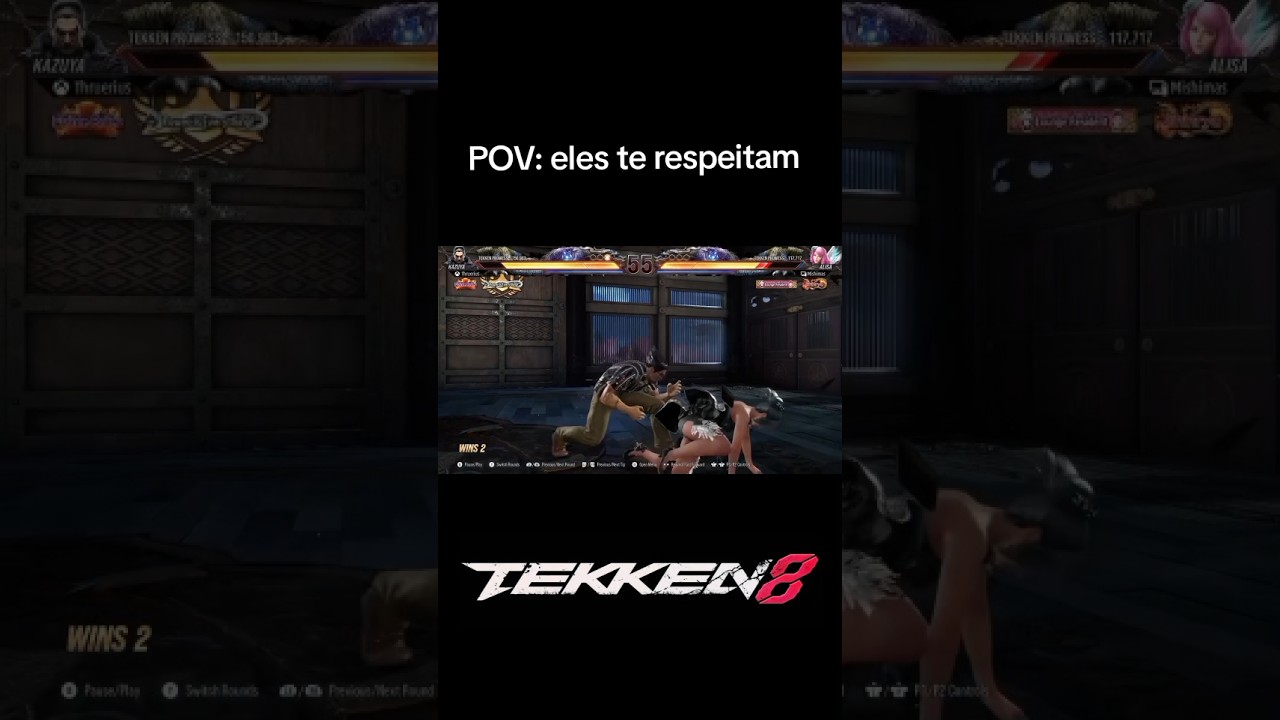 WAVEDASH ☠️ #tekkenbr #kazuya #gaming #tekken8gameplay #fgcbr #wavedash #kazuyamishima #games