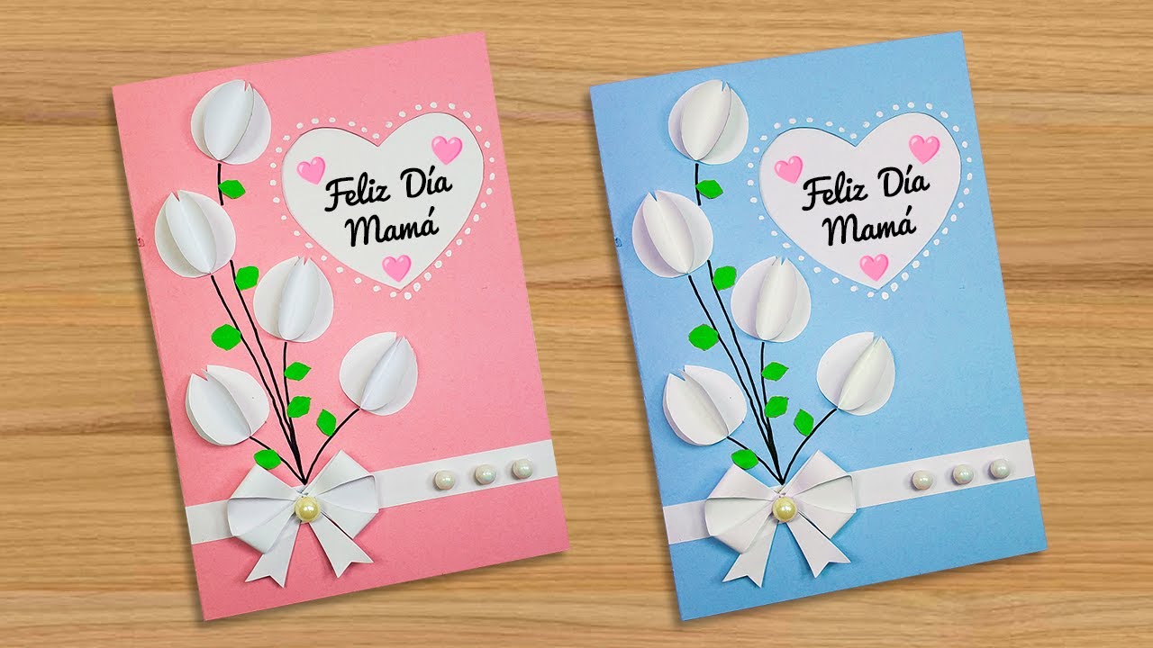 🎀Tarjeta del día de la madre/mujer hecha a mano🎀 Mother's/Women's Day Card |Especial día de la madre
