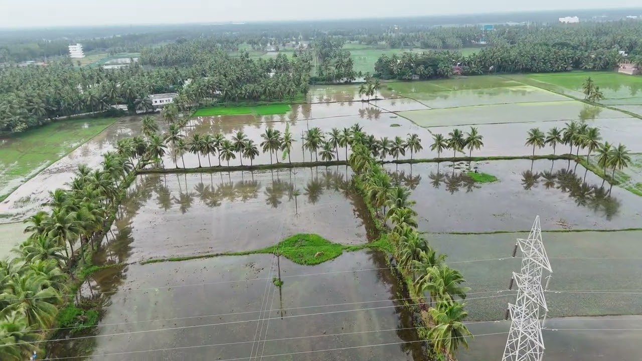 Palakollu city view / drone view /