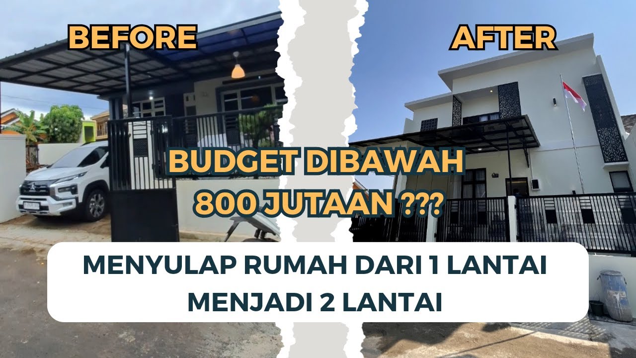 BEFORE AFTER RENOVASI RUMAH BUDGET 500JUTA DI CIBINONG BOGOR, BERUBAH TOTAL BIKIN PANGLING