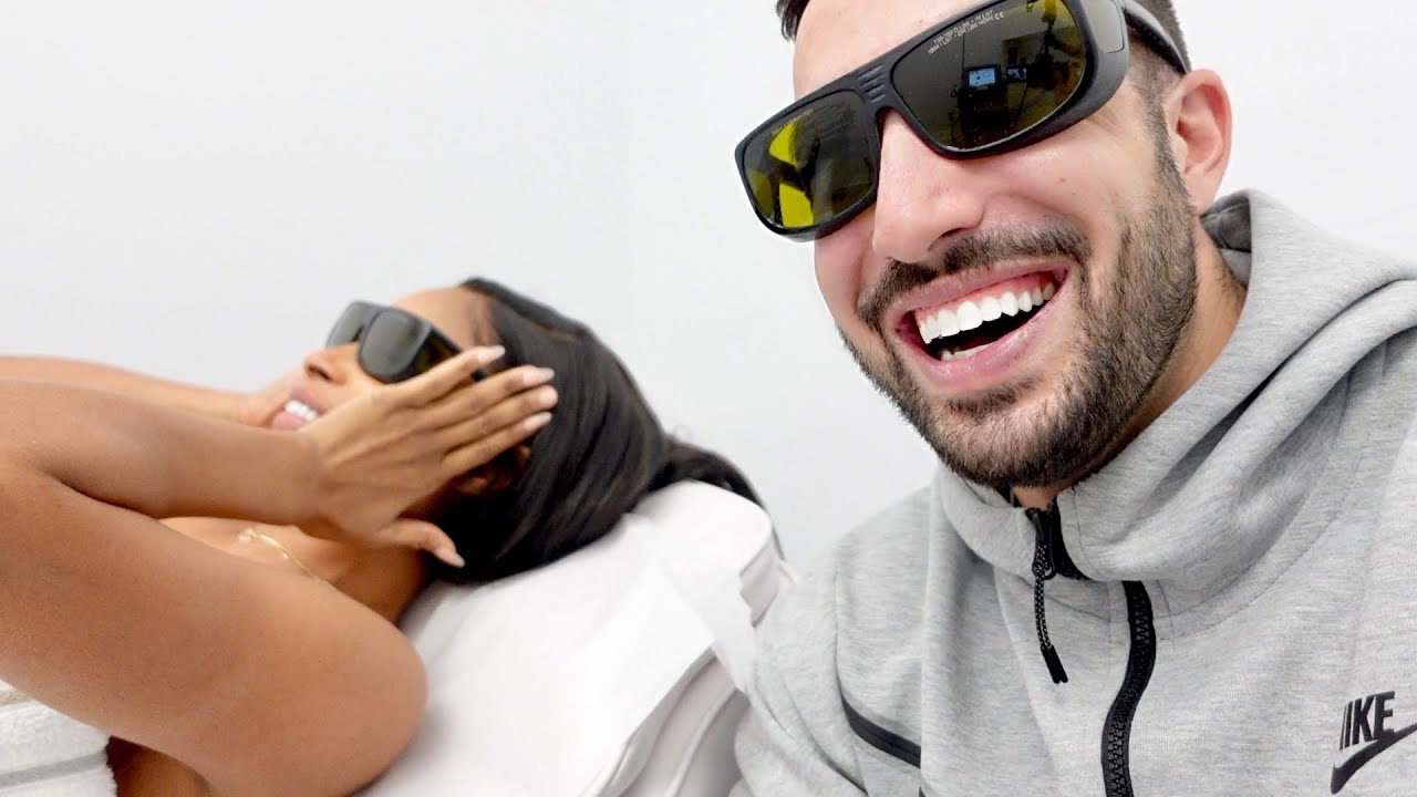 Fiancé reacts to my Laser Hair Removal *hilarious*
