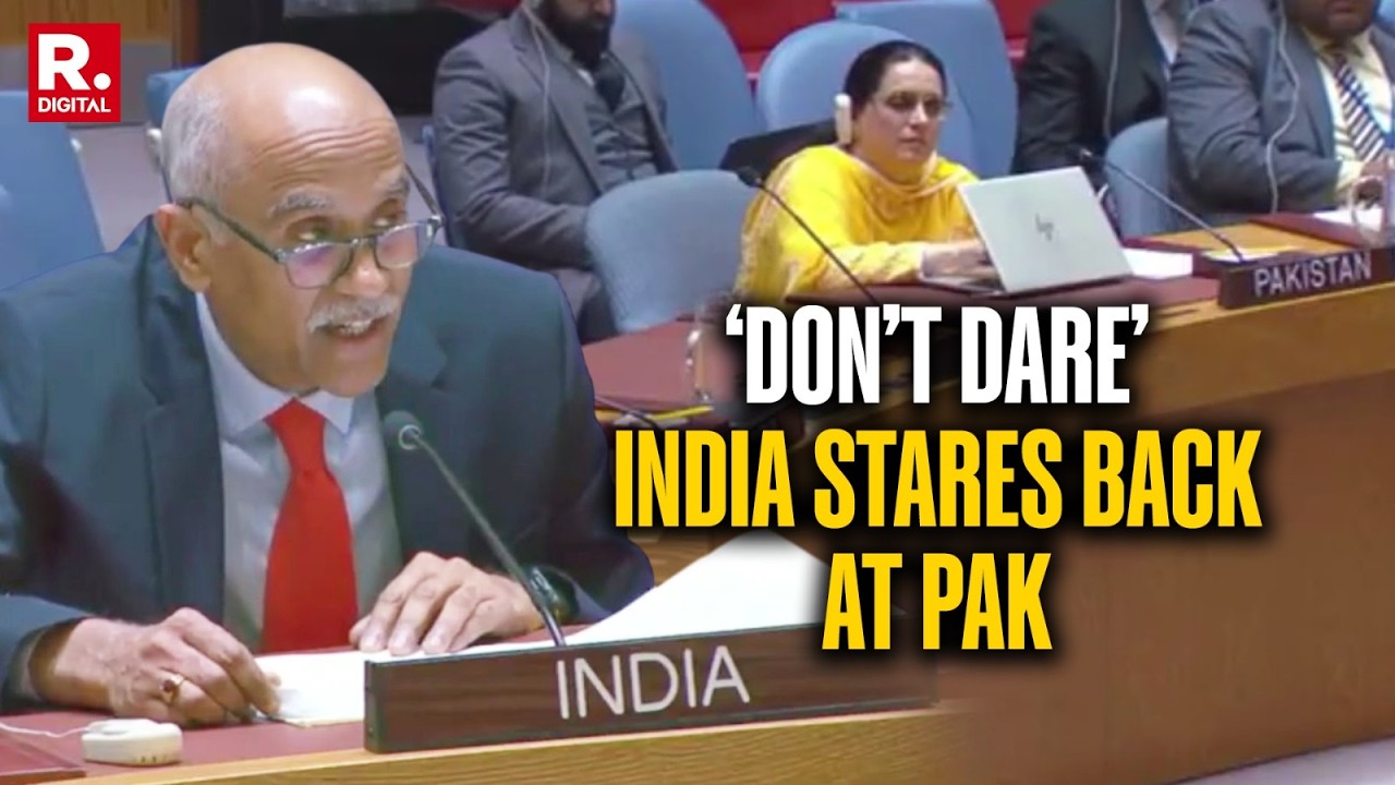 'Pakistan To Face Consequences,' India Gives A Fierce Reply Back To Islamabad At UNSC Debate