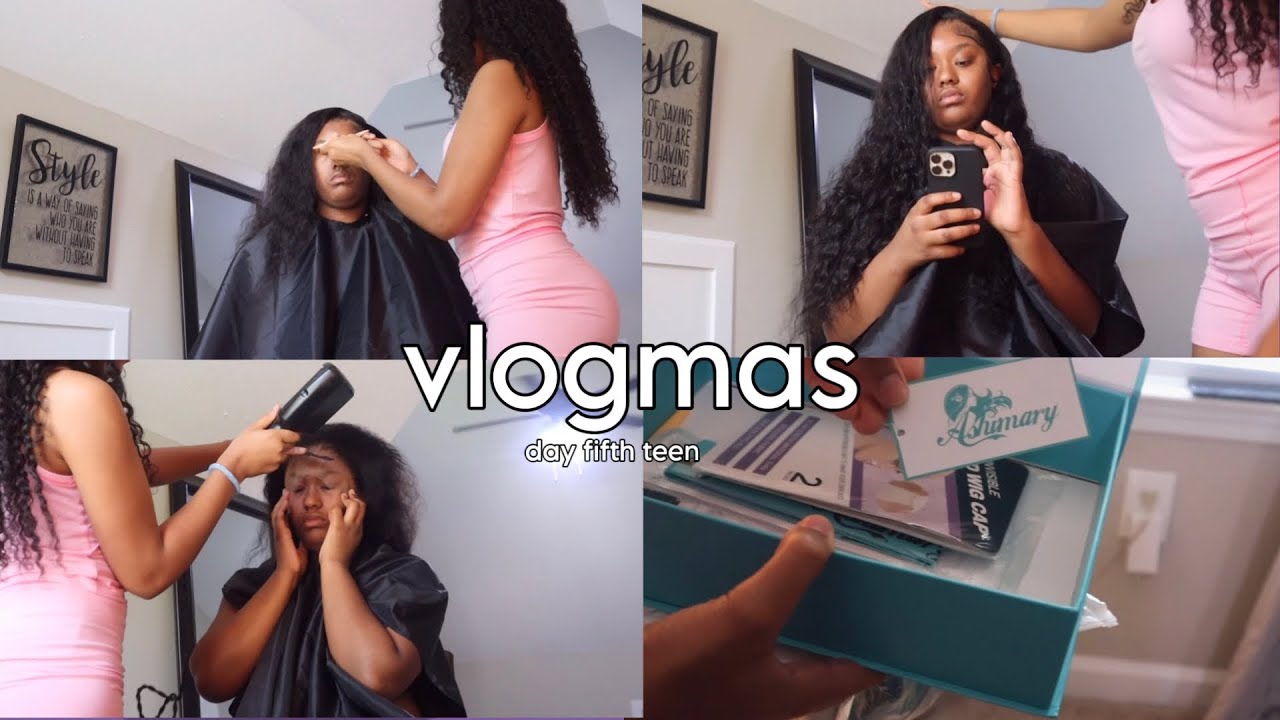 Loose Deep Wave Wig Install on Daisy😍LOST FILES ♥ Ashimary Hair | vlogmas day 15