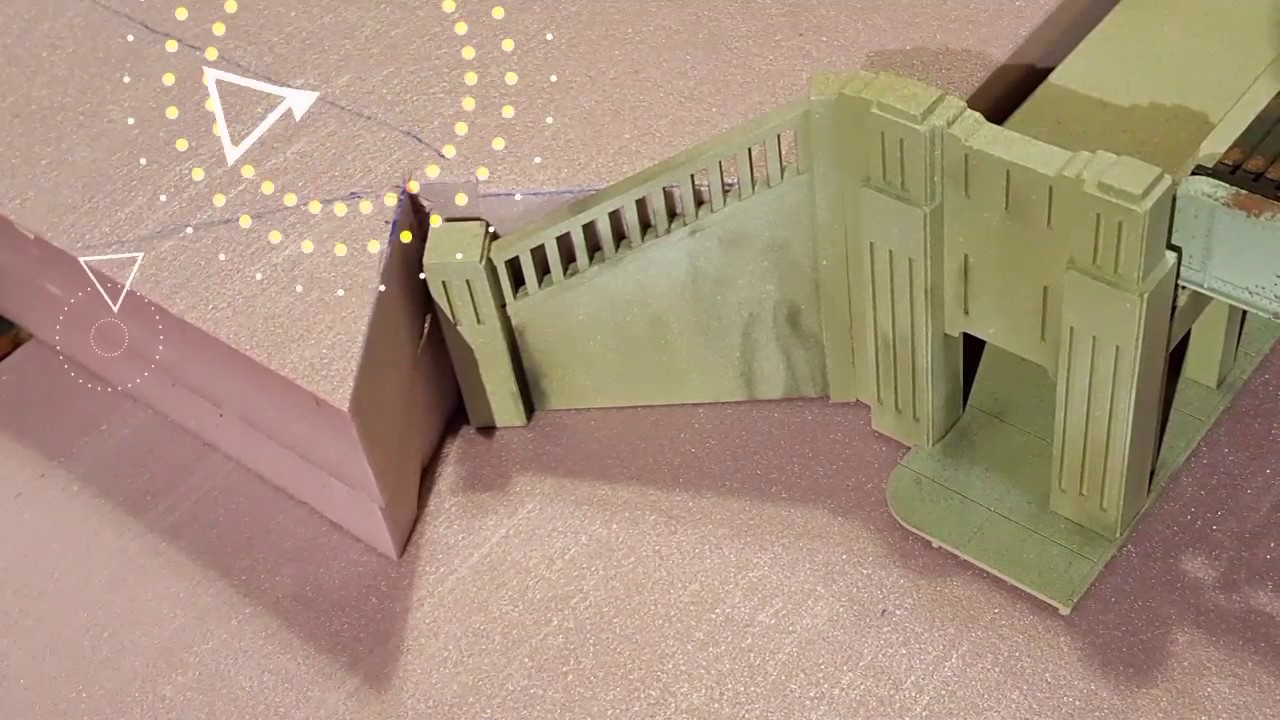 ART DECO BRIDGE DIORAMA