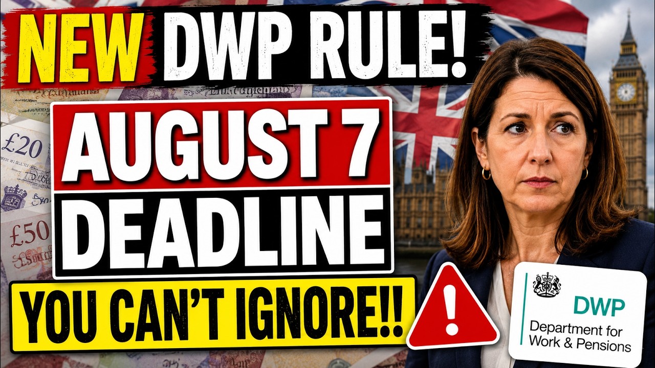 ⚠️ August 7 DWP Alert &ndash; New Rules You Can't Ignore