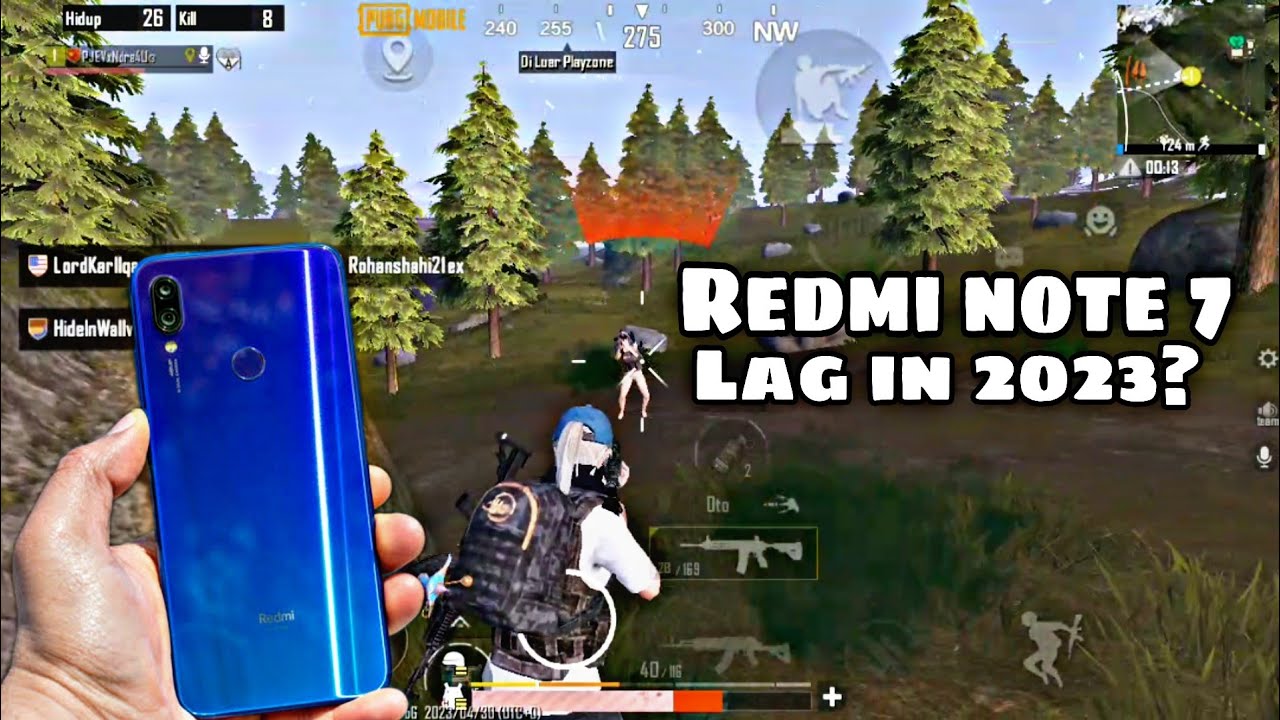 REDMI NOTE 7, Pubg mobile test 2023 | Livik gameplay