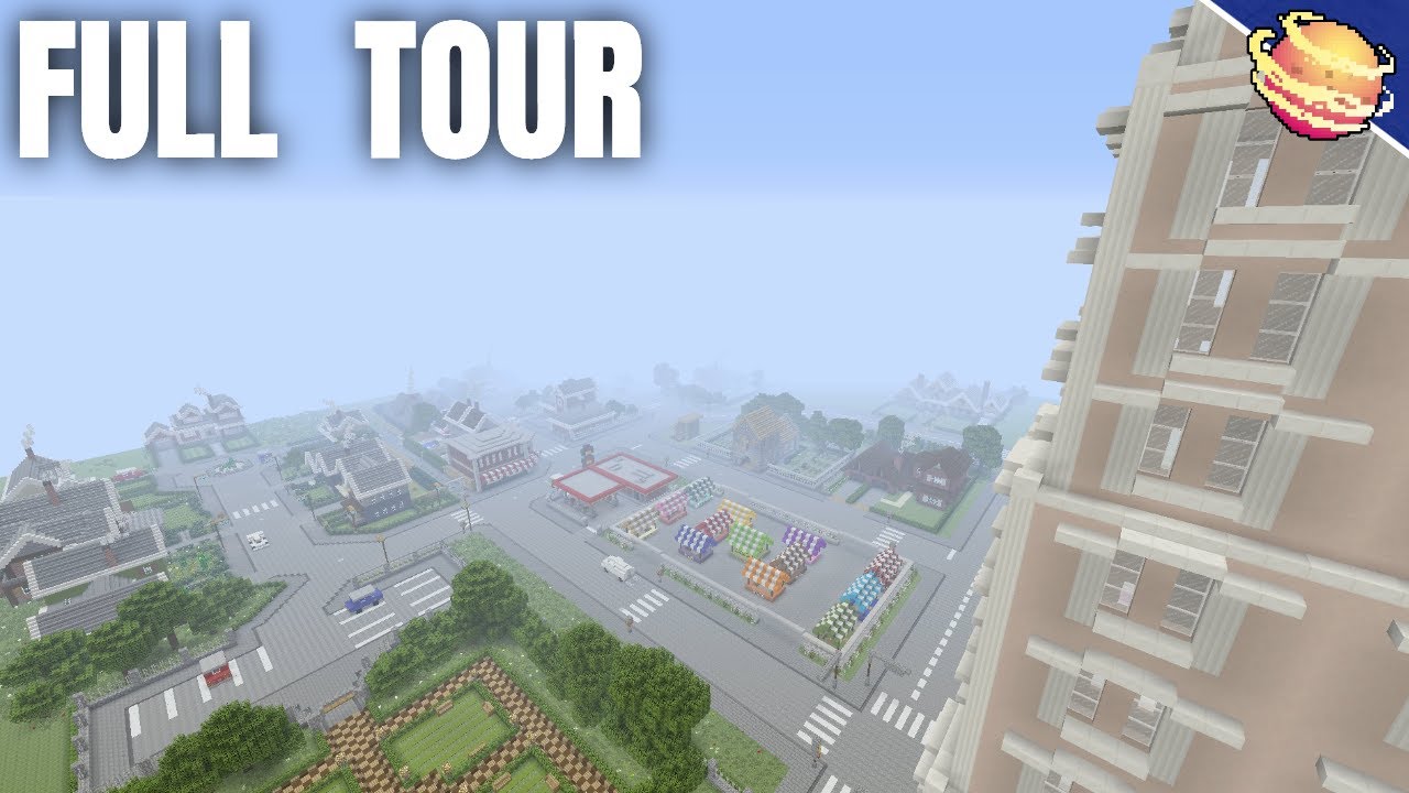 Touring My Old Minecraft Xbox City (FULL TOUR)