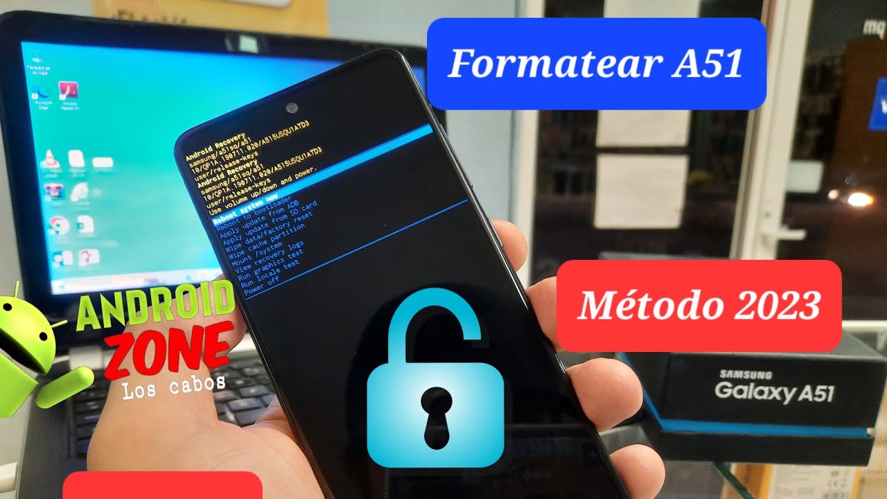Formatear Samsung Galaxy A51 / Hard  Reset - Desbloquear ✅️