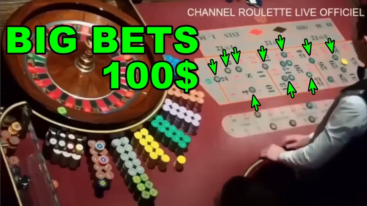 WATCH BIG BETS 100$ IN TABLE IN ROULETTE IN CASINO LAS VEGAS OF 20/03/2026