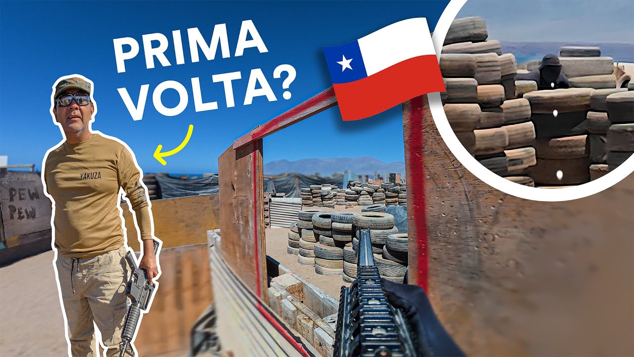 Mi sono finto NEOFITA ad una Partita di SOFTAIR in Cile 🇨🇱