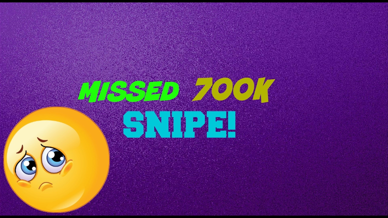 Cringy 700k Missed Snipe l Mut 17