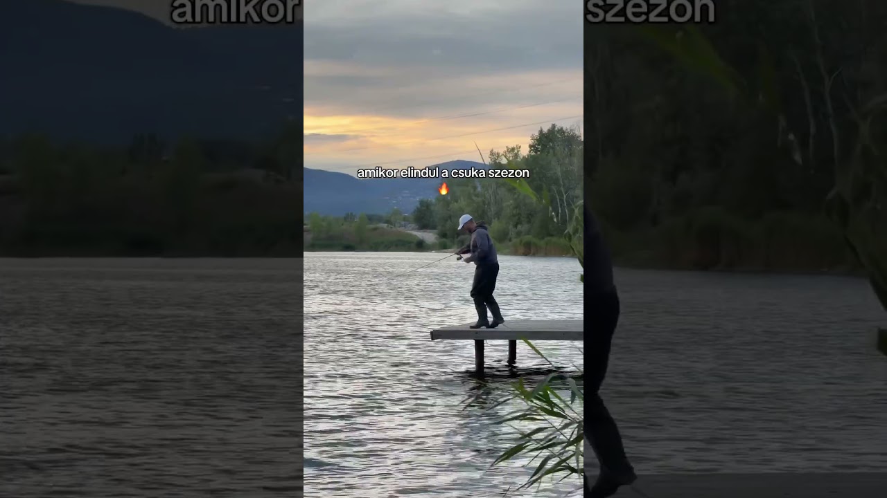 Na v&eacute;gre zab&aacute;l a csuka🔥 Ti is m&aacute;r v&aacute;rtatok ? #fishing #horg&aacute;szat #fishingvideo #angler #bassfishing