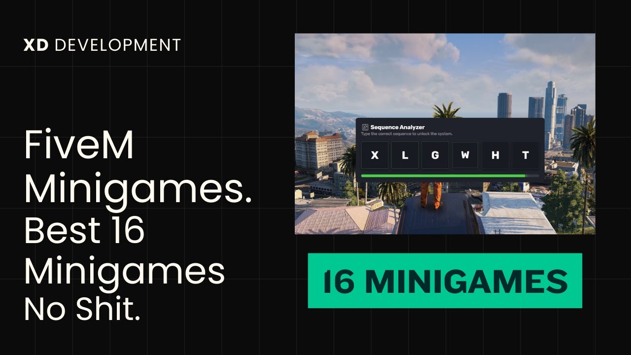 FiveM Minigames Bundle (16 Minigames)