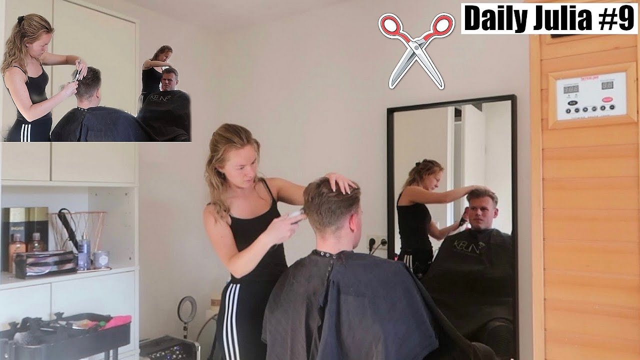 IK LEER JULLIE OPSCHEREN EN KNIPPEN 💇&zwj;♂️Daily Julia #9