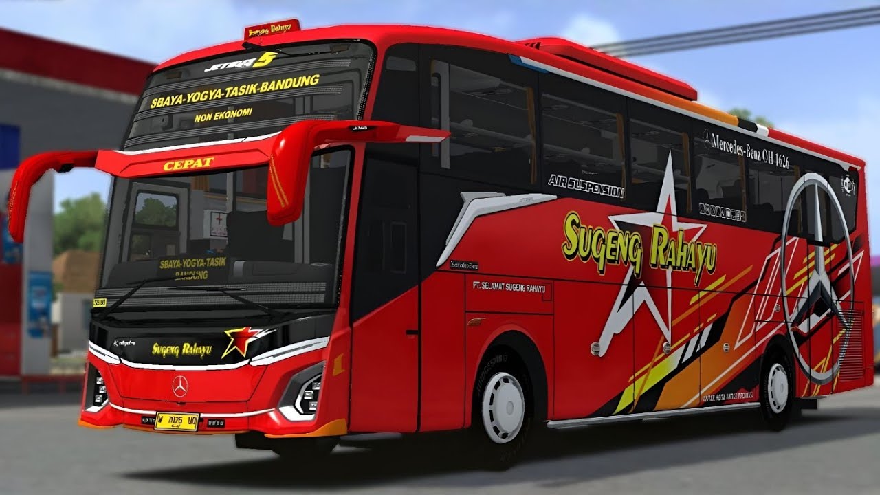 New Update BUSSID 4.3.1 Mod JB5 MHD KP Projects Max Spesial Sugeng Rahayu Taxi Merah Real Sound ETS2