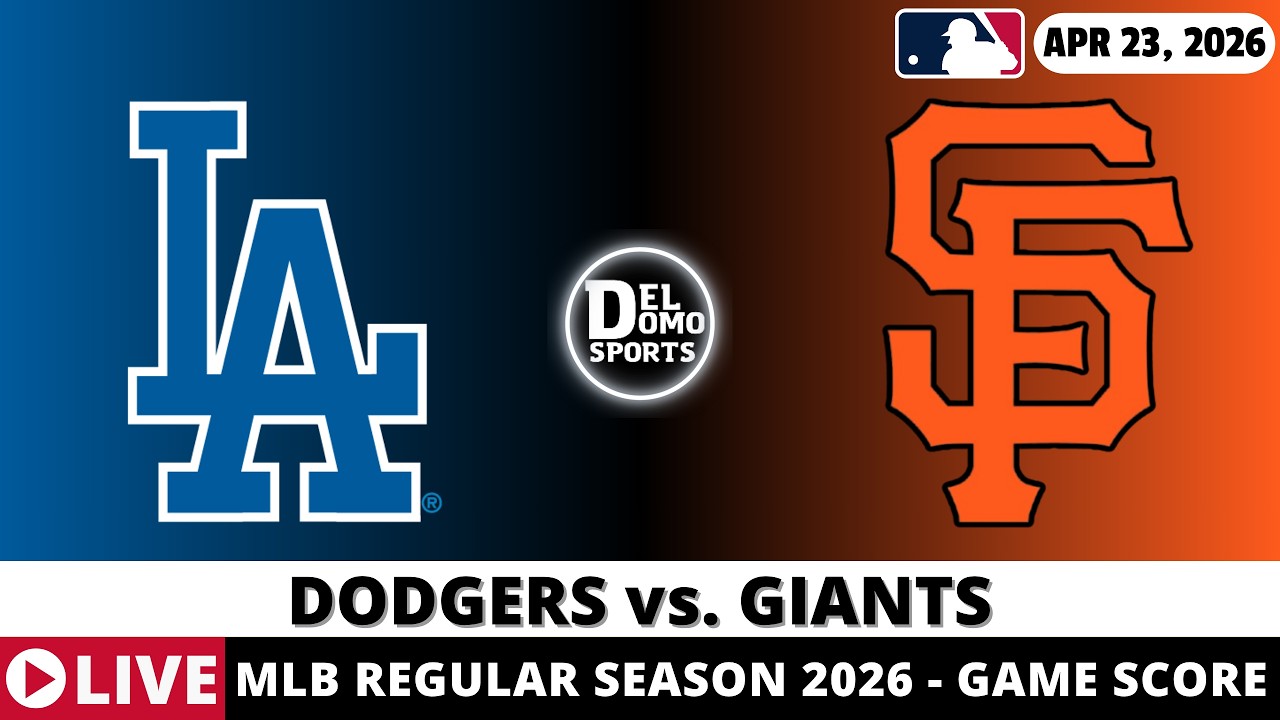 LOS ANGELES DODGERS VS SAN FRANCISCO GIANTS ⚾️ MLB Game Score Radio Play-by-Play