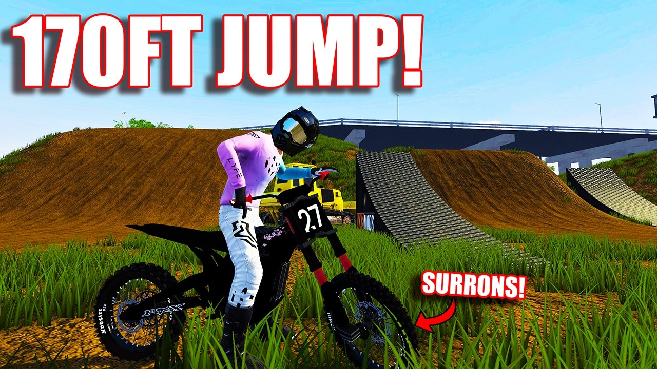 170FT JUMP VS EVERY SURRON IN MX BIKES!? (What Can Clear It?)