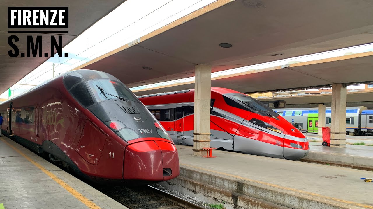 TRENI ALTA VELOCITÀ & NON SOLO ALLA STAZIONE DI @FIRENZE SANTA MARIA NOVELLA