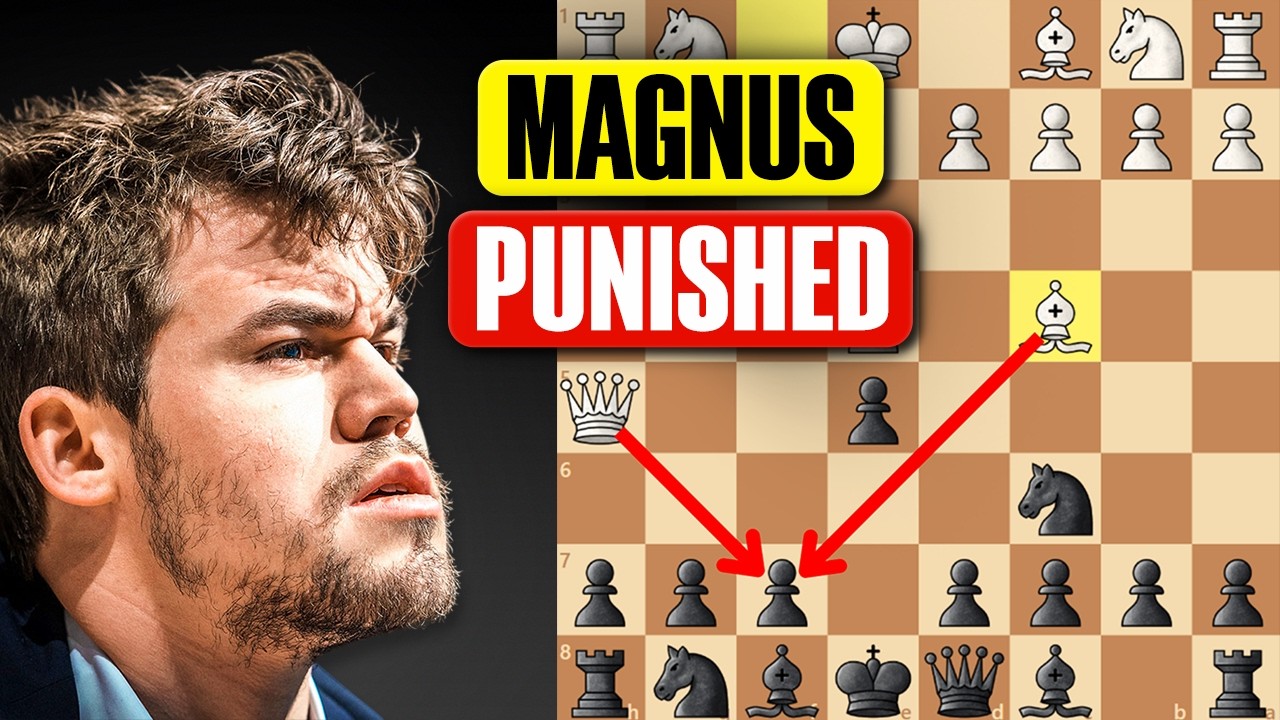 Carlsen got DESTROYED by a 16 y.o. prodigy's SACRIFICE