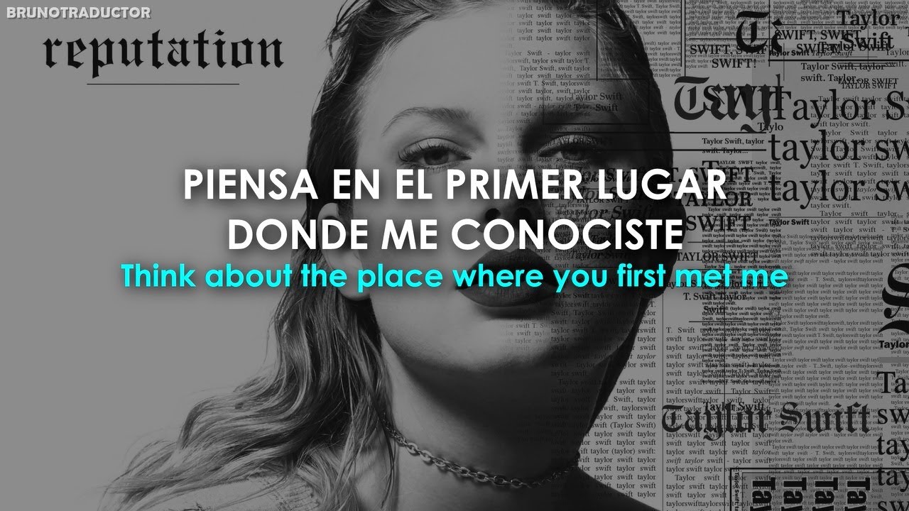 Taylor Swift - Getaway Car // Lyrics + Espa&ntilde;ol